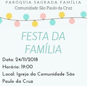 Festa da Família - São Paulo da Cruz